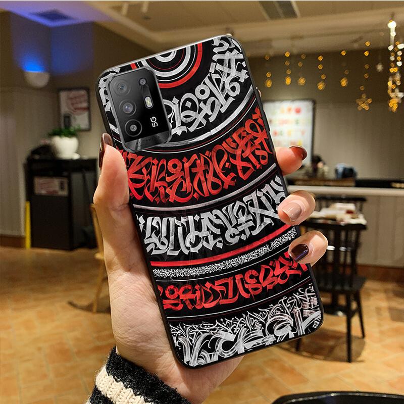 Чехол для телефона Pokras Lampas Graffiti Art для OPPO A54 A74 A94 A53S A9 A5 A15 A16 A91 A96 A76 Reno8 8Pro Reno2 Z