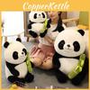 Panda Hugging Bamboo Shoots Plush Toy Animal Stuffed Doll Decoration Gift Kids