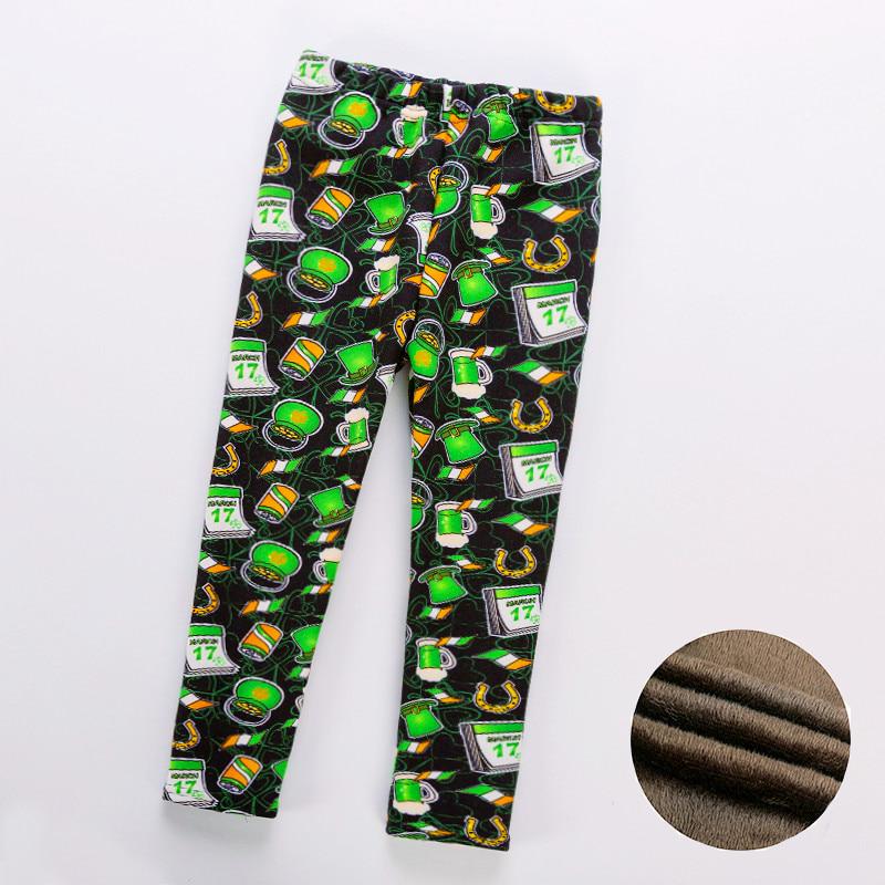 Kids Thicken Girls Leggings Autumn Winter Plus Velvet Trousers Girls Boys Pants Children's Clothing