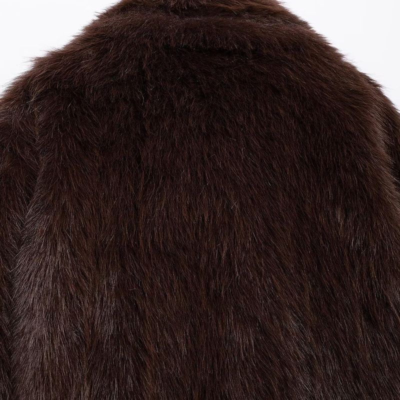 Kaslead Новое поступление Женская одежда Модный стиль Модная куртка с эффектом искусственного меха Верхняя одежда 5320872