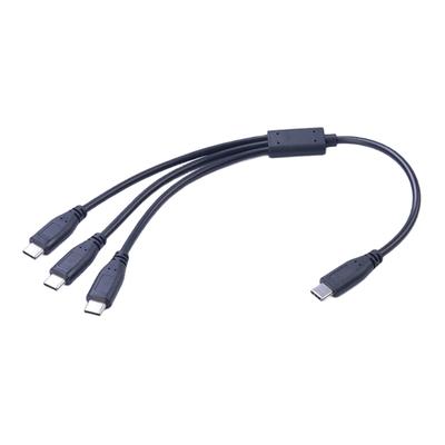 Удлинитель Type C 1 гнездо на 3 штекера USB Кабель Адаптер питания Конвертер Разветвитель Передача данных для смартфона ноутбука