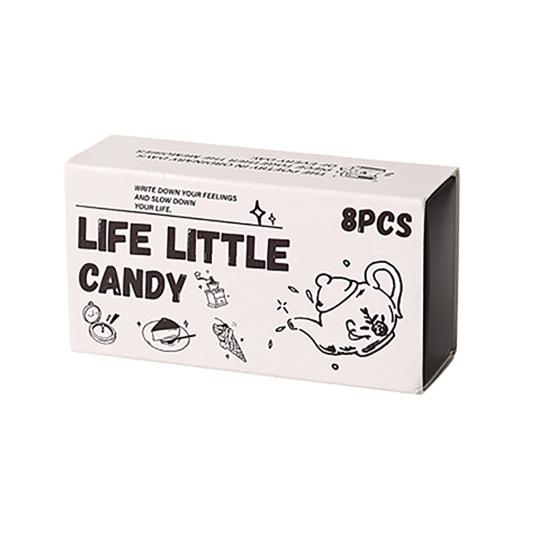 8 шт./Набор Деревянные и Резиновые Штампы Декоративные Деревянные Штампы Штампы на Тему Ретро Жизни для Скрапбукинга Открыток Конвертов DIY Поделок Планера Журнала