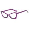 Anti-blue light personalized glasses frame European and American personality elegant niche glasses frame fashion trend versatile high-end flat mirror