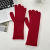Touch Screen Winter Gloves Thick All Finger Gloves New Student Gloves  Cycling Driving