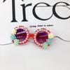 Fashion Children'S Sunglasses Diy Personality Cute Flower Baby Sunglasses Sunglasses Boys And Girls Glasses Tide
