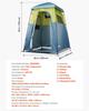 Camping Shower Tent, 1 Room, Portable Privacy Tent Changing Room with Shower Bag, Ground Stakes, Ropes, Carry Bag, and Support Poles, 150D Oxford