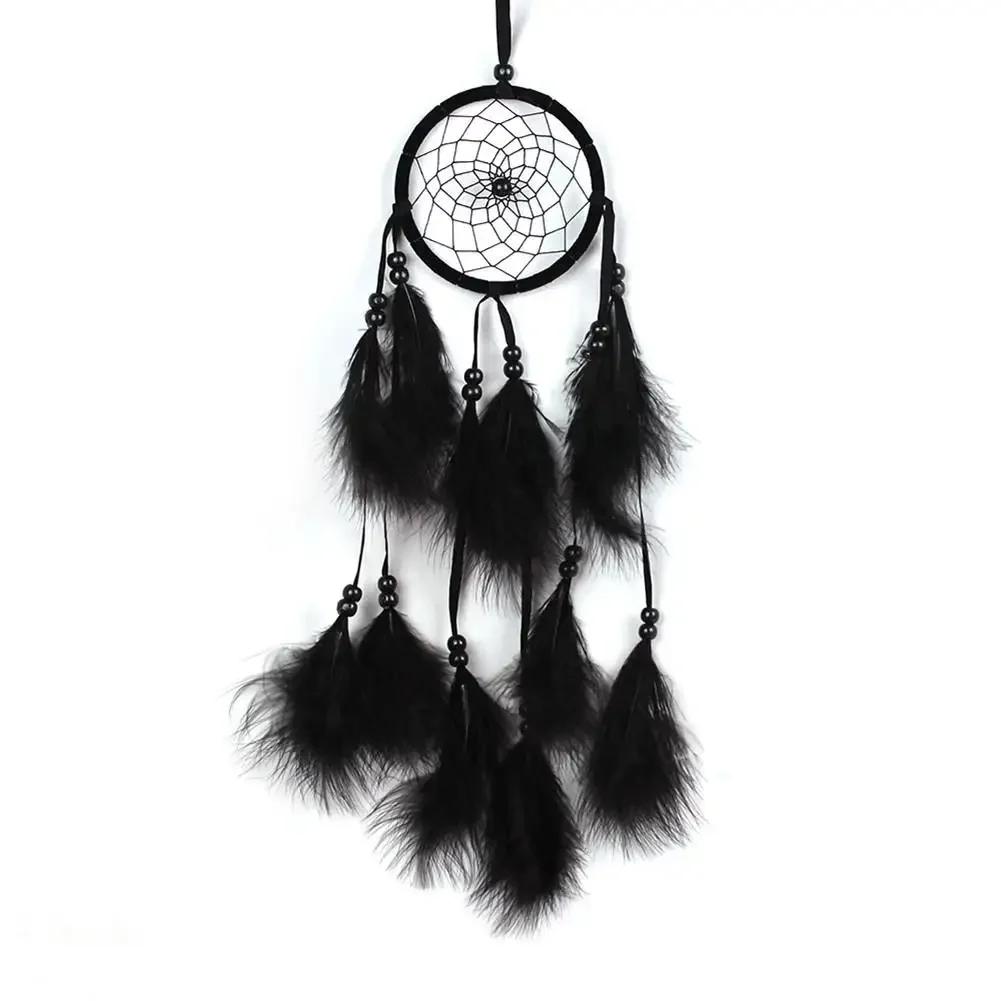 Wind Chimes Handmade Indian Dream Catcher Net with Feathers 55 Cm Wall Hanging Dreamcatcher Craft Gift Home Decoration
