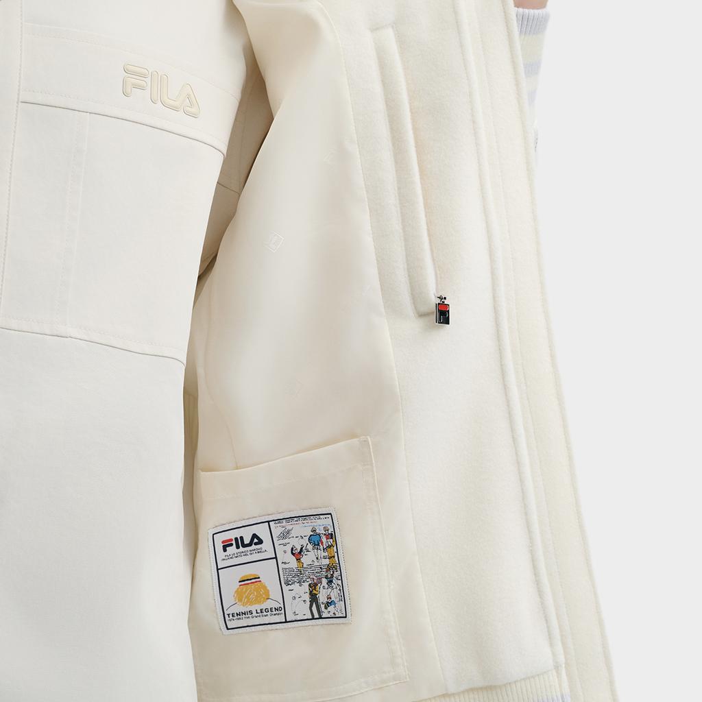 Fila Куртка мужская Фарфорово-белая F11U447703FIV