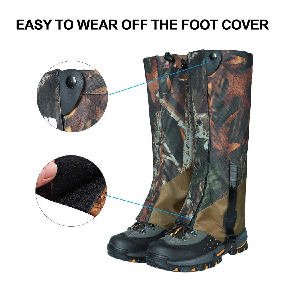 Outdoor Waterproof Leg Cover Snow Legging Gaiters for Camping Hiking Climbing