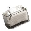 Tissue Box Holder Large Opening Auto Lifting Spring Home Tissue Dispenser for Bathroom Vanity