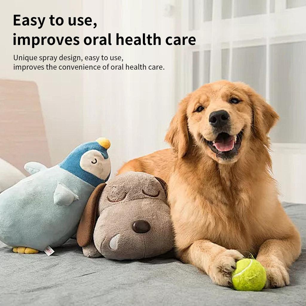 Спрей для свежего дыхания для собак и кошек, спрей для собак для легкой чистки, спрей для чистки зубов собак и кошек, для свежего дыхания, контроля зубного камня 100 мл