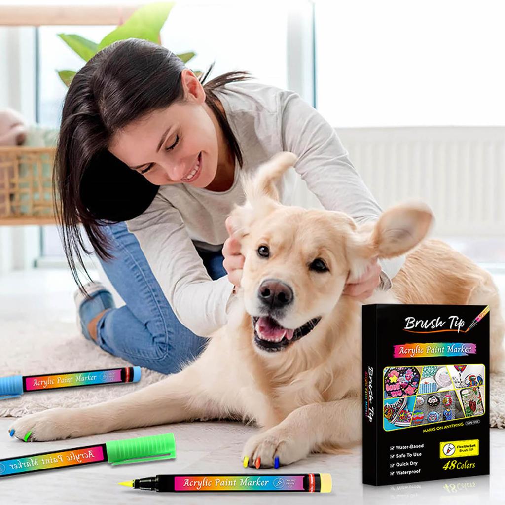 12 цветов смываемые маркеры для окрашивания когтей питомцев для собак кошек ручки для нейл-арта набор щеток для ухода за когтями котят товары для питомцев