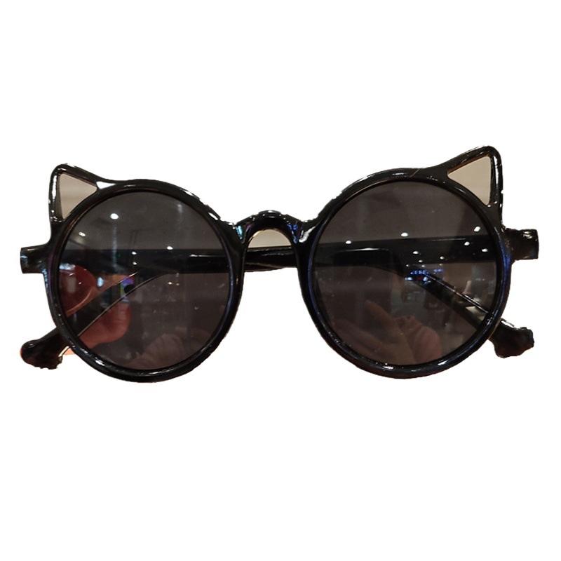 Детские солнцезащитные очки с кошачьими ушками для мальчиков и девочек, симпатичные солнцезащитные очки, персонализированные детские игрушечные очки