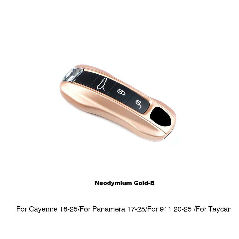 UZAI1 For Porsche Panamera Cayenne Macan 718 Cayman Boxster 911 Taycan Car 92 Personalized Key Case Protective Shell Remote Fob Cover