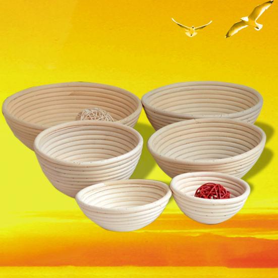 Плетеная из ротанга корзина для хранения хлеба, ферментации, выпечки, держатель для расстойки теста