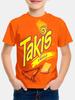 Креативная Забавная Чипсы 3D Печать Takis Индивидуальная Детская Модная Футболка Круглый Вырез Короткий Рукав Мальчики Девочки Дети Повседневные Топы