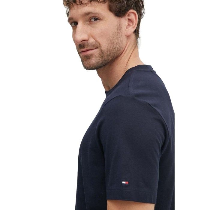 T-shirt Tommy Hilfiger Homme Bleu Graphic Regular Fit