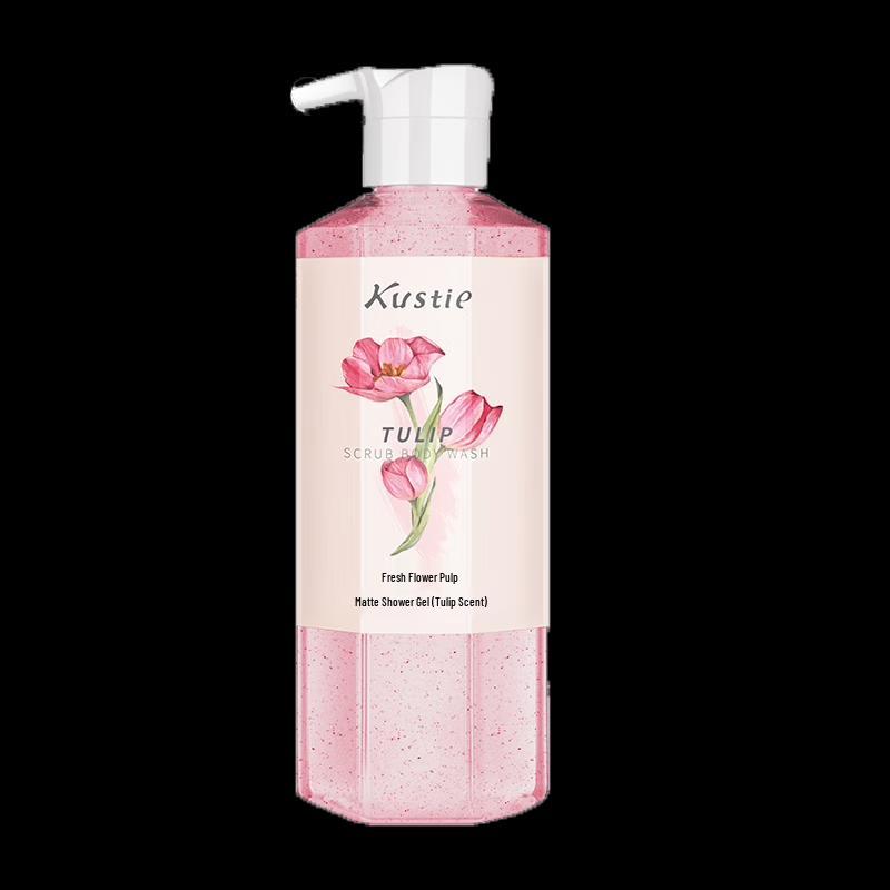 Kustie Jasmine & Tulip Exfoliating Shower Gel Duo Set