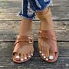 Flat Bottom Set Toe Slippers Women Summer Outer Wear Sandals Women