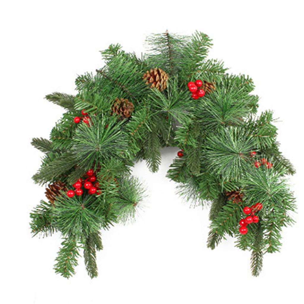 Christmas Mailbox Wreath Home Led Luminous Dead Branches And Vines Decorations