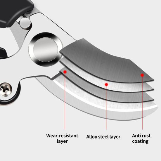 Садовые ножницы с острым лезвием, ножницы из нержавеющей стали для ветвей деревьев, ножницы для обрезки домашнего использования