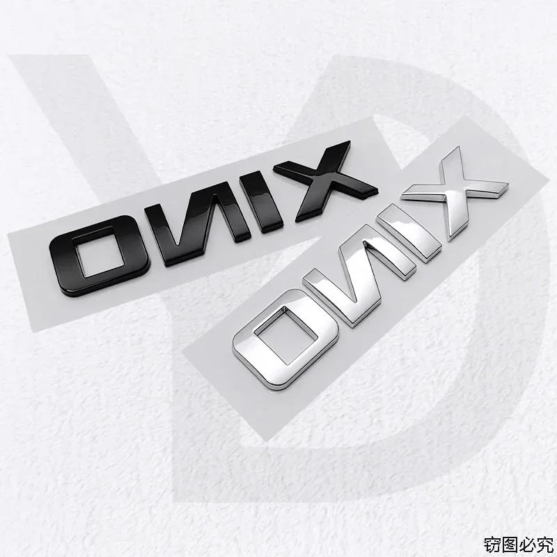 10,7x2,3 см ABS Автомобильный Значок на Задний Багажник для Chevrolet ONIX 3D Шильдик Значок Боковая Модификация Декоративные Стайлинг Аксессуары
