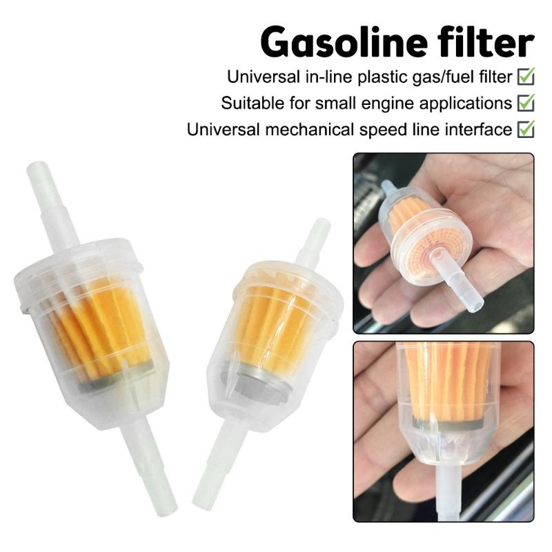 2-10Pc 6MM-8MM Car Gasoline Oil Filter Pipes Universal Inline Gas Fuel Filter For Small Engine Lawn Mower Motorcycle Accessories