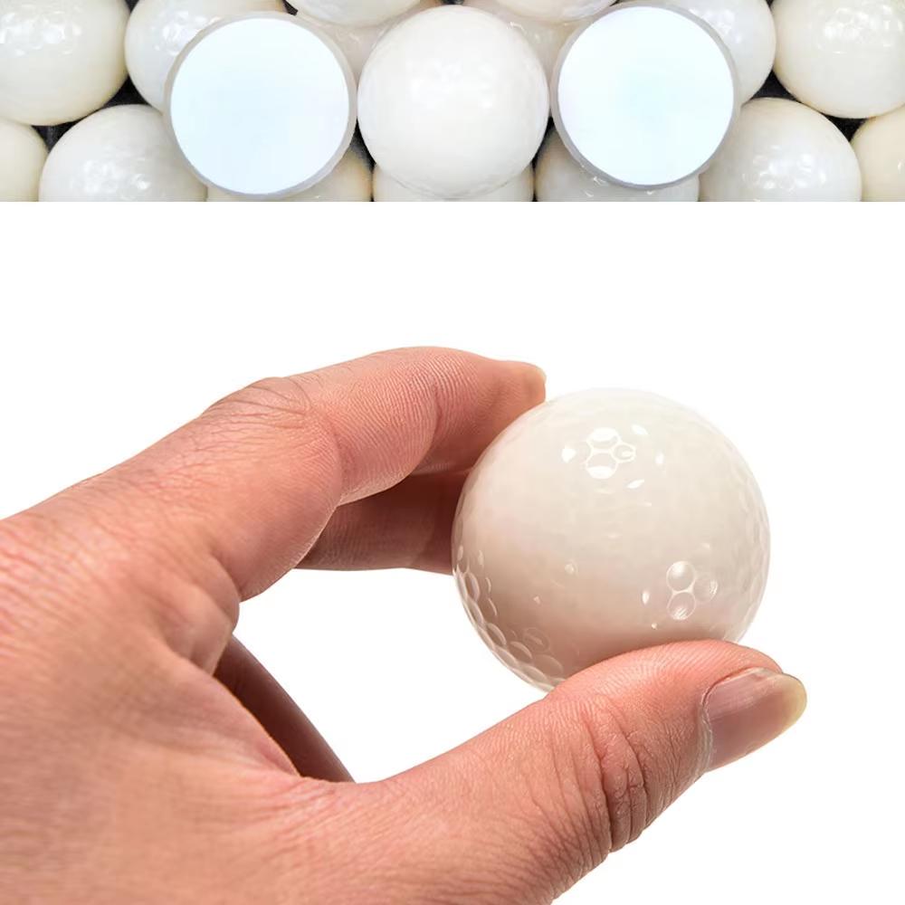 10pcs Luminous Night Golf Ball Bright Luminous Balls Glow in The Dark Fluorescent Golf Ball for Training Hitting Practice