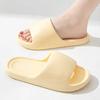 Women's Thick Heel Summer Outdoor Wear Comfortable Soft Bottom Lightweight Indoor Home Couple Bath Simple Cool Slippers