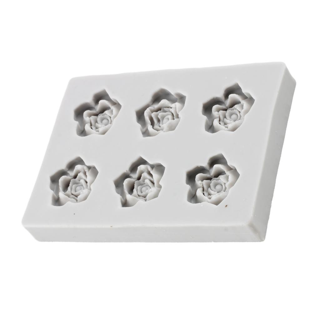Силиконовая форма в виде розы, цветок, кекс, топпер, инструменты для украшения торта из помадки, полимерная глина, формы для конфет, формы для шоколадной мастики