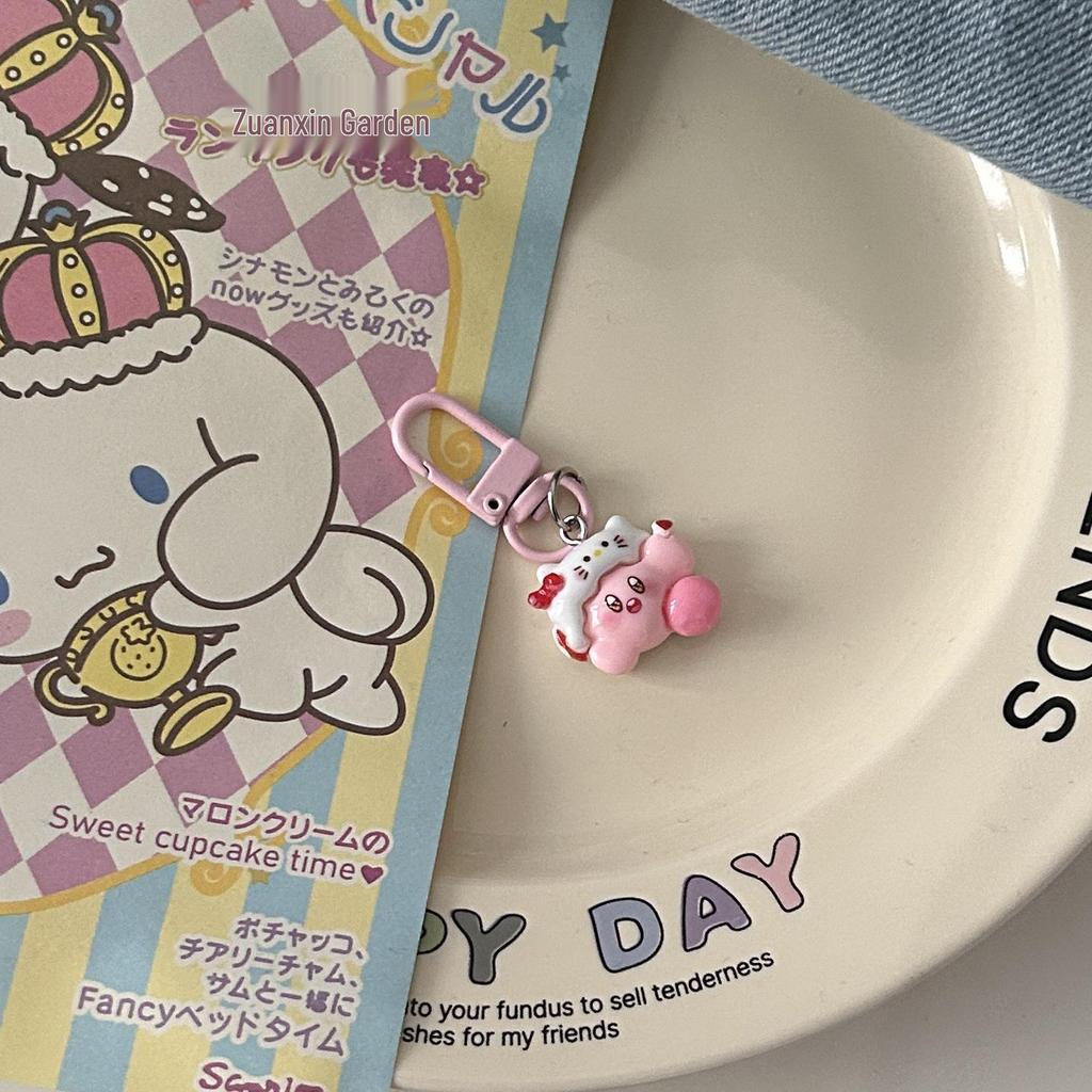 Милый брелок Кирби - Забавный мультяшный кулон на рюкзак в виде звезды для лучших друзей