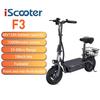 iScooter F3 1000W Electric Scooter, 37 Miles Range, 28MPH Speed, 10" Tires for Adults Commuting