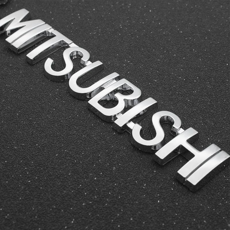 MITSUBISHI Lancer EX Competition Outlander ASX  3D Aluminum Badge Car Styling Body Car Side Fender Decorative Sticker