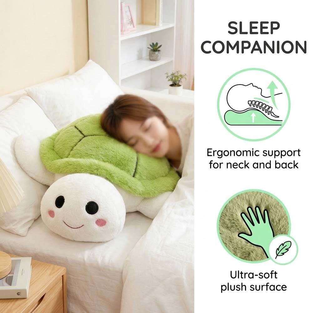 Collection Sea Turtle Stuffed Doll Fluffy Turtle Doll Throw Pillow Children Gift