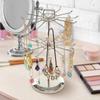 2-Tier Design Jewelry Organizer Stand Iron Material Two Tier Jewelry Rack  For Hair Bands