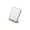 Rotatable Makeup Mirror with Wooden Stand Desktop Makeup Mirror,Lovely Cosmetic Mirror Vanity Mirror for Womens Girls
