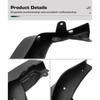 4PCS Car Mud Flaps Splash Guards Mudguards Car Mud Flaps Compatible with Bmw X1 E84 2008 2009 2010 2011 2012 2013 2014 2015