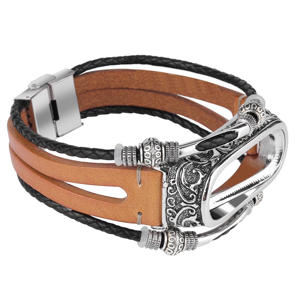 Сменный ремешок из кожи, металлический чехол для Xiaomi Mi 4