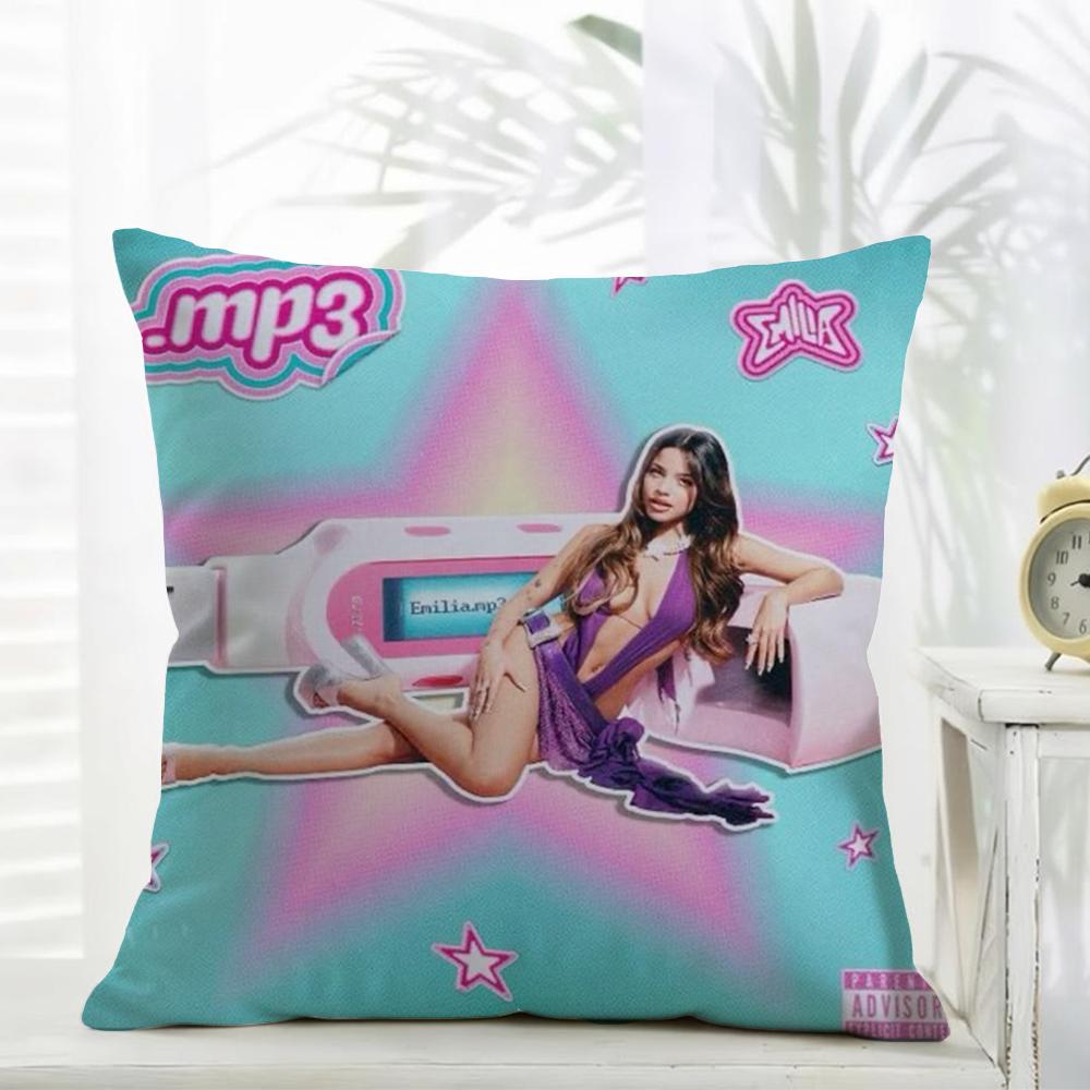 Singer EEmilia Cushion Cover Daily Washable Linen Pillowcase Soft for Sofa Bed Home Room Decor