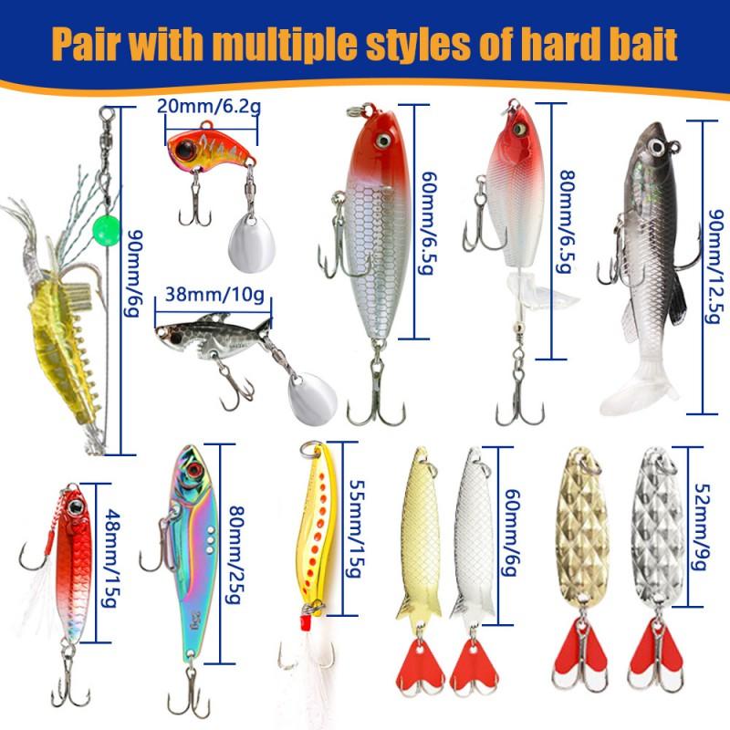 24pcs Fishing Lure Set 03 Iron Plate Spoon Bait Pencil Soft Gift