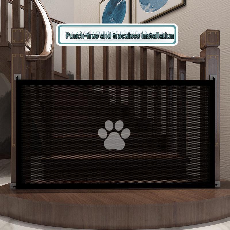 Изготовленный на заказ забор и дверь для собаки: Легкая сборка, Безопасная изоляционная сетка, Дверной барьер без сверления для домашних животных