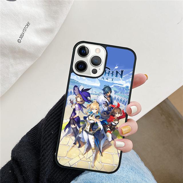 Genshin Impact Game Phone Case For iPhone 17 Air 15 16 Cover 11 13 14 Pro Max 12 Plus Max Fundas