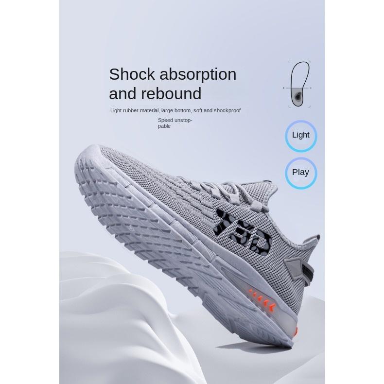 Мужская обувь Легкая спортивная мужская модная обувь Осенняя сетчатая дышащая модная обувь