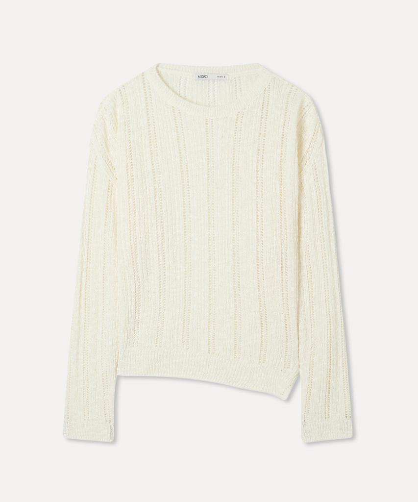MIXXO Slit See-Through Pullover Re Kaf74Qt_Miwkag50Qt
