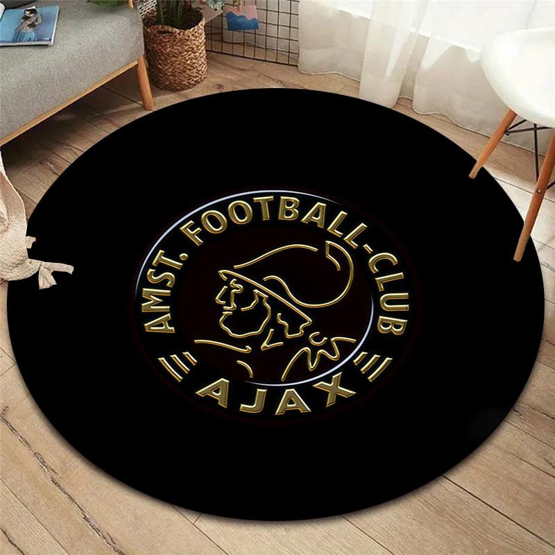 AFC Ajax Round Area Rug,Carpet Rug for Living Room Bedroom Sofa Playroom Decor,Non-slip Floor Mat