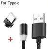 Магнитный USB-кабель Быстрая зарядка Type-C Кабель Магнитное зарядное устройство Зарядка данных Micro USB Кабель для мобильного телефона USB-шнур для IPhone