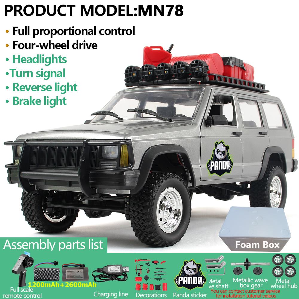 AAYD1 MN78 1:12 Радиоуправляемая машина MN Model Версия RTR Радиоуправляемая машина 4WD 280 Мотор Профессиональная Внедорожная Радиоуправляемая машина 2.4G Пульт Дистанционного Управления Для Мальчиков Подарки