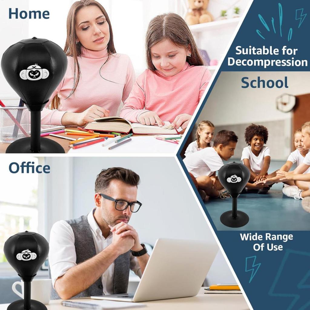 Desktop Punching Bag Table Boxing Punch Ball Strong Suction Boxing Bag Speed Balls Kids Adults Stress Relief Toys Sports Equipme