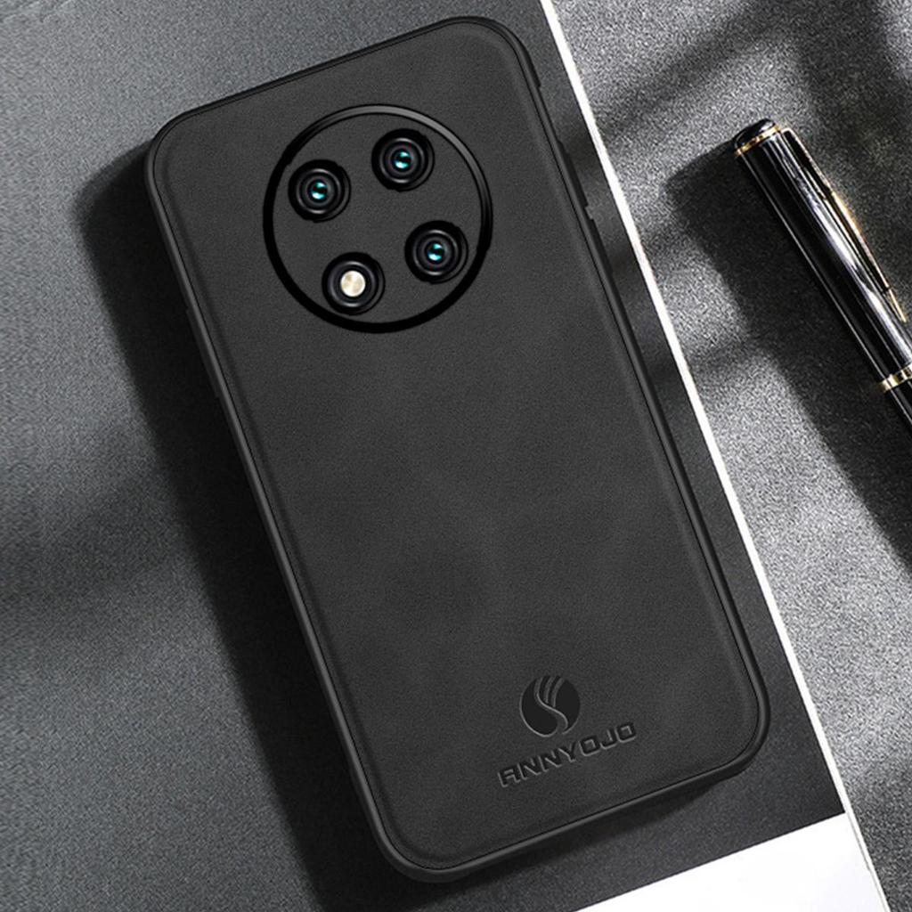 Премиальный TPU чехол с текстурой под замшу для HONOR X9c, противоударный, мягкий
