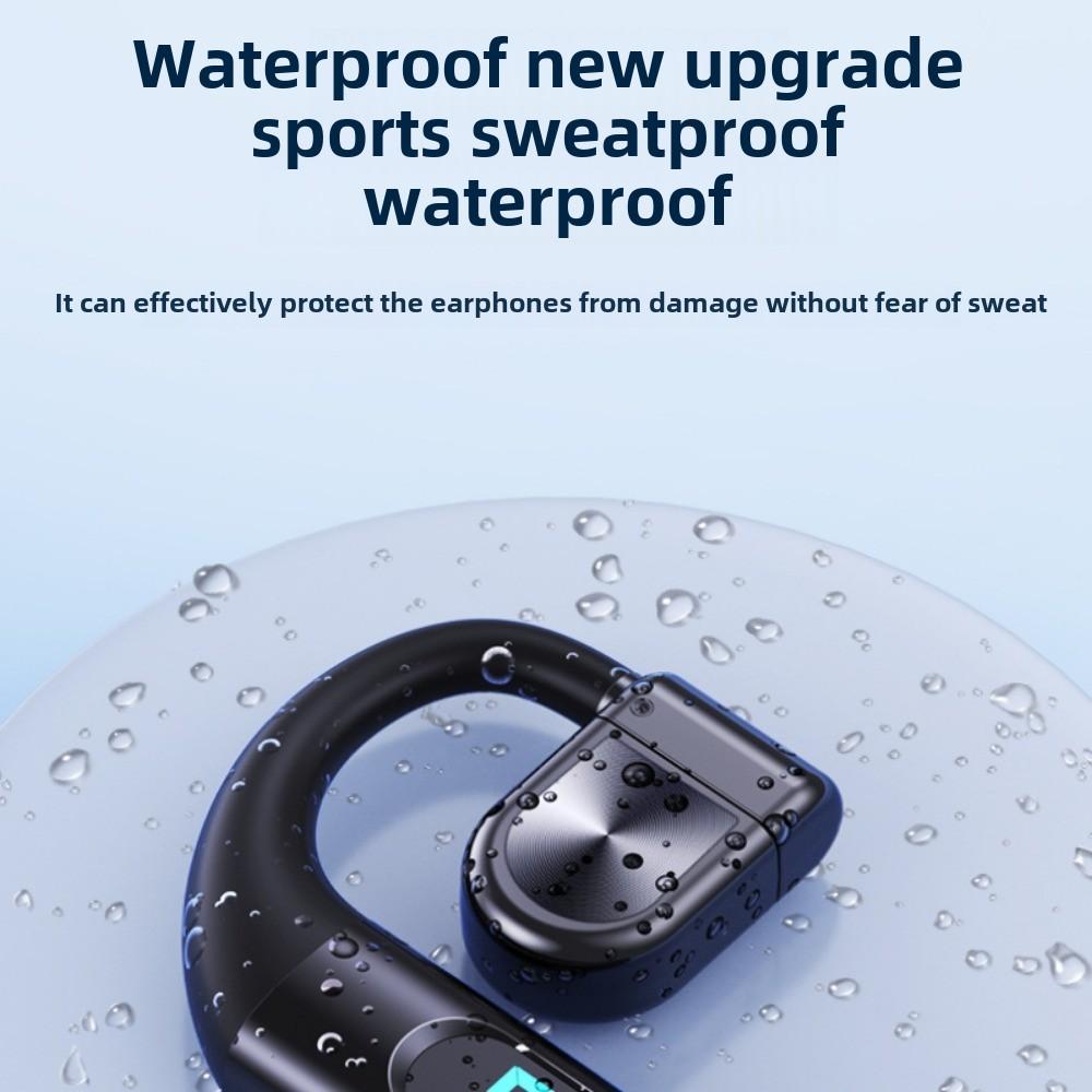 Wireless Bluetooth Headset Hanging Ear OWS Open Long Life Business Driving Running Large Capacity